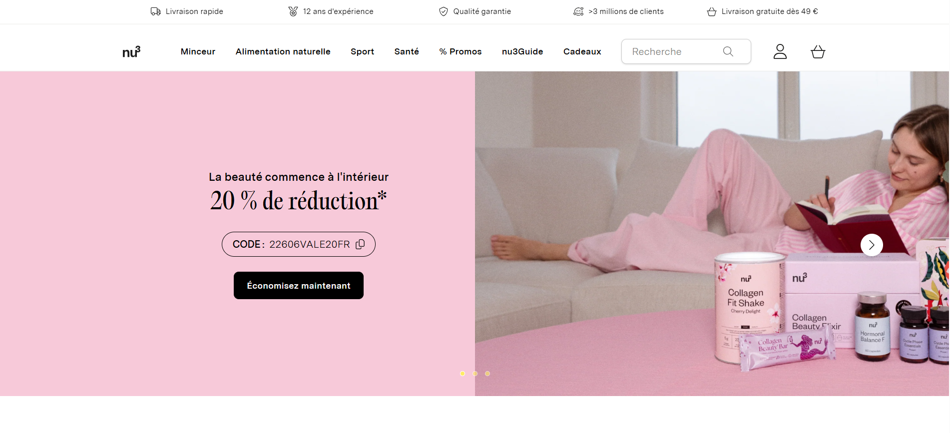 nu3 avis : analyse des produits de nutrition intelligente et compléments alimentaires