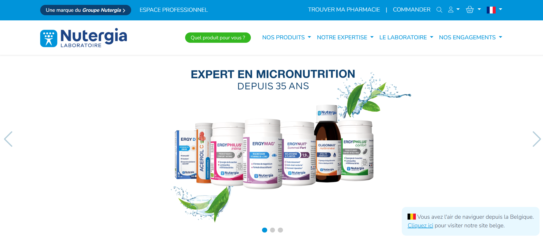 Nutergia avis : évaluation des compléments alimentaires et de la nutrition cellulaire active